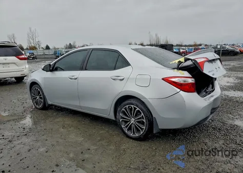 2014 Toyota Corolla L z USA, uszkodzony, nr VIN 2T1BURHE6EC090852